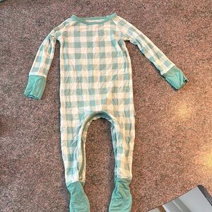NWOT Little sleepies Plaid Kids One Piece Pajama
